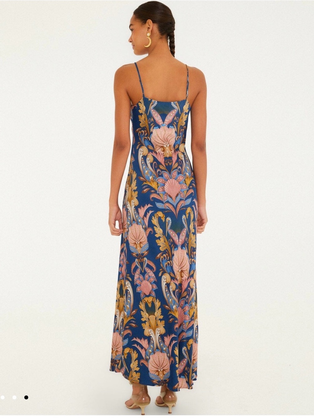 NWT Farm Rio Sea Garden Maxi Dress - Picture 3 of 5